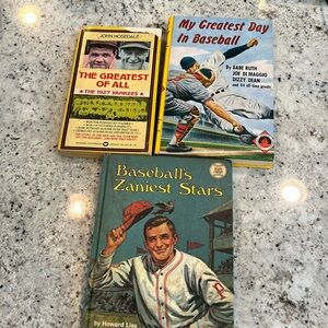 Set of Antique Baseball Story Books